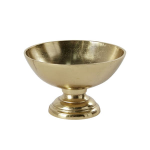 Open image in slideshow, Oscar Metal Gold Pedestal Vase, 11.5&quot;x6&quot;, 5 Pack. Rental Only.
